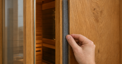 sauna door felt seal replacement