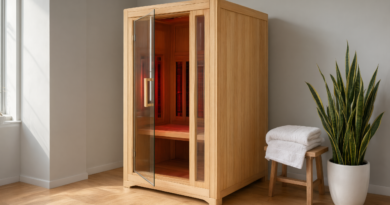 compact sauna installation