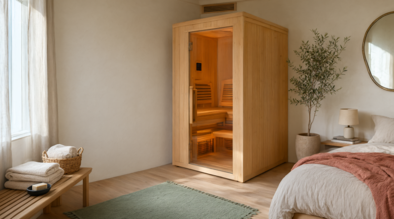 bedroom sauna placement