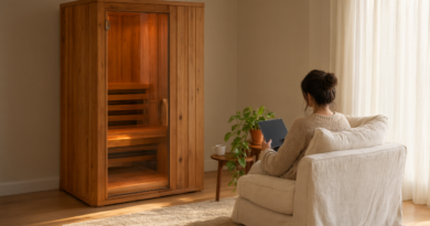infrared sauna in corporate headquarters