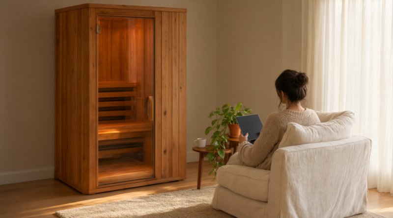 infrared sauna in corporate headquarters