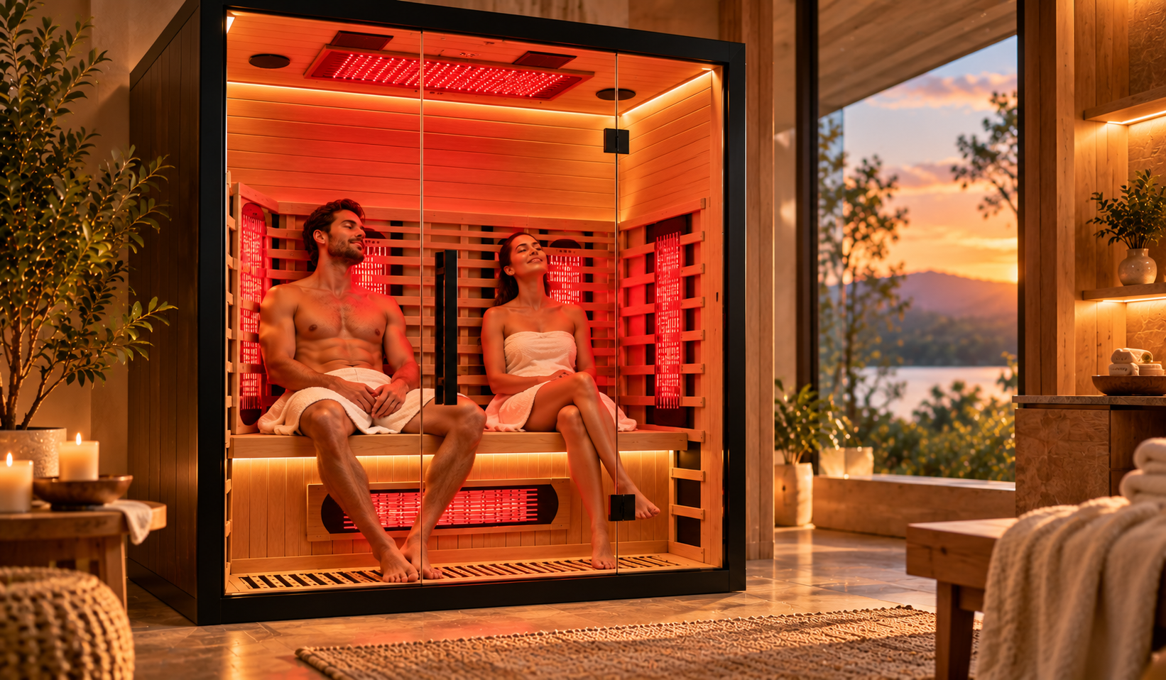Red Light Therapy Benefits: How the YardSauna Forest 2-Person Sauna Supports Skin, Muscle, and Cellular Health