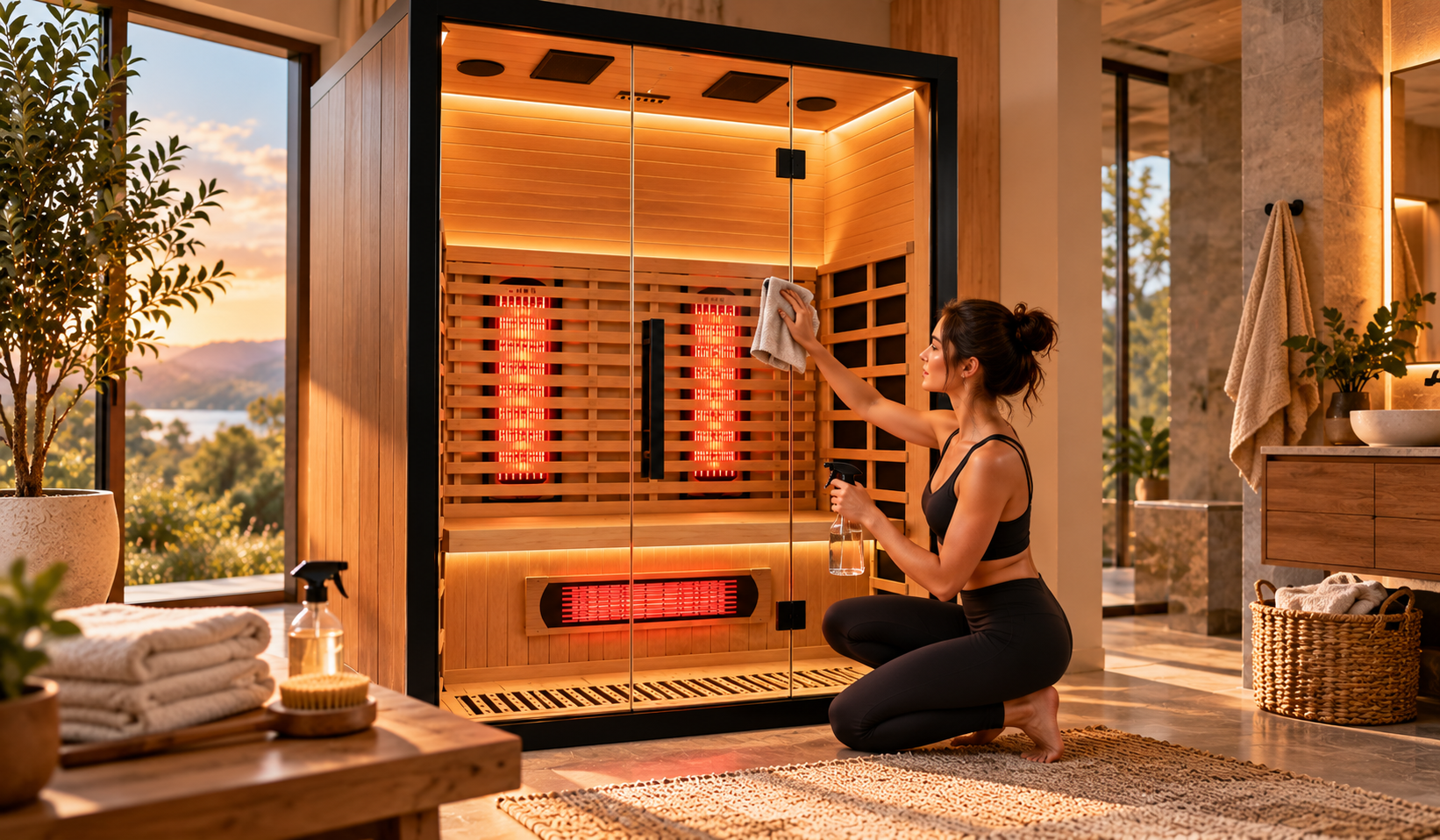 Sauna Maintenance Routine for the YardSauna Forest 2-Person Infrared Sauna